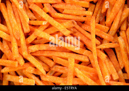 Texture of potato sticks Stock Photo