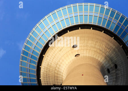 Rhine Tower (Rheinturm) in Dusseldorf. Stock Photo