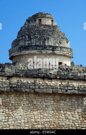 Observatory or El Caracol Chichen Itza Yucatan Mexico Stock Photo