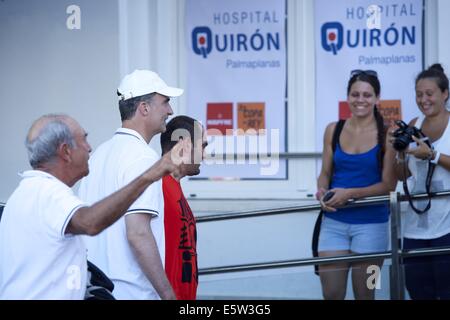 Palma de Mallorca, Spain. 6th Aug, 2015. Spanish King Felipe sails on ...