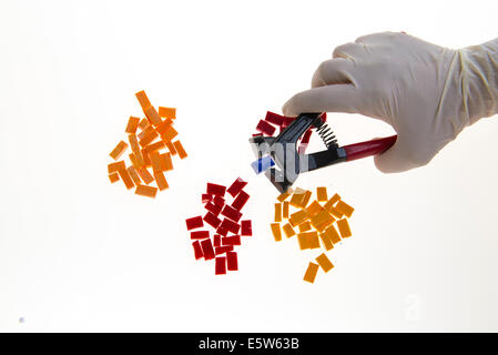 Colored mosaic tiles Stock Photo
