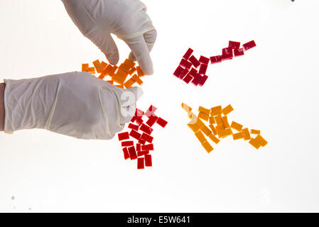 Colored mosaic tiles Stock Photo