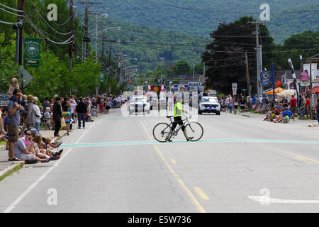 Lincoln - Woodstock 4th of July parade in Lincoln, New Hampshire USA Stock Photo