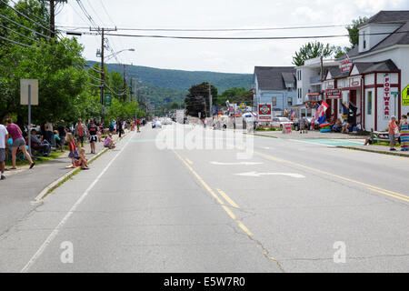 Lincoln - Woodstock 4th of July parade in Lincoln, New Hampshire USA Stock Photo