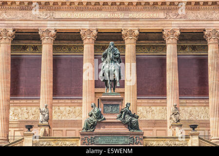 Old National gallery (Alte Nationalgalerie) at the Museumsinsel in Berlin Stock Photo