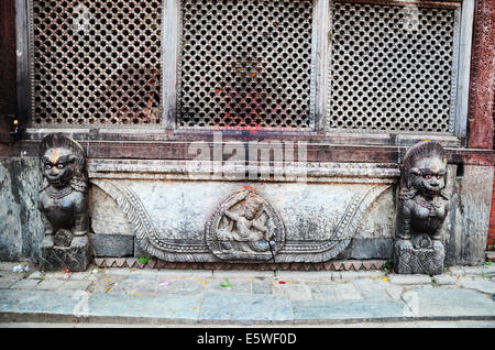 Basantapur Durbar Square at Kathmandu Nepal. Stock Photo