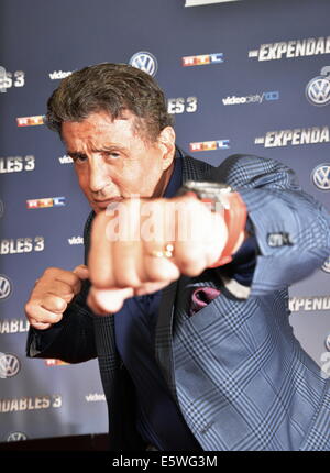 Cologne, Germany. 6th Aug, 2014. Sylvester Stallone/Red Carpet/Arrival/The Expendables 3 Premiere Germany in Cologne, 06.08.2014 Credit:  dpa picture alliance/Alamy Live News Stock Photo