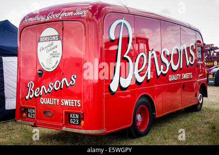 Bensons quality sweets delivery truck from 1950s Stock Photo