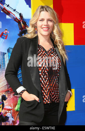 The Lego Movie Premiere held at The Regency Village Theatre in Los Angeles CA. 1-2-2014 Featuring: Busy Phillips Where: Los Angeles California United States When: 01 Feb 2014 Stock Photo