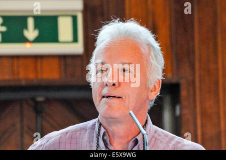 Belfast, Northern Ireland. 6th Aug 2014 - BBC NI Presenter, Noel Thompson Credit:  Stephen Barnes/Alamy Live News Stock Photo