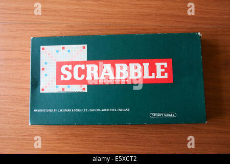 Scrabble Board Game Stock Photo