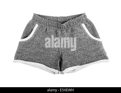 Sports shorts isolated on a white background Stock Photo