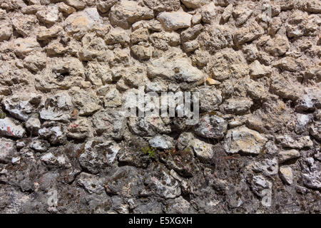 wall formed with small stones Stock Photo