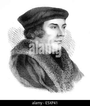 Thomas Cromwell, 1st Earl of Essex, KG , c. 1485-1540, an English lawyer and statesman, Stock Photo