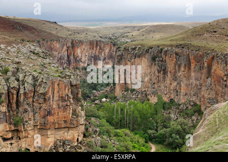 Ihlara Valley or Peristrema Valley, Ihlara, Aksaray Province, Cappadocia, Central Anatolia Region, Anatolia, Turkey Stock Photo