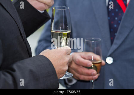 Premium Photo  Men's hand holding wine glass at festive event.