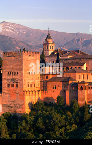 Alhambra Palace, Granada, Andalusia, Spain Stock Photo