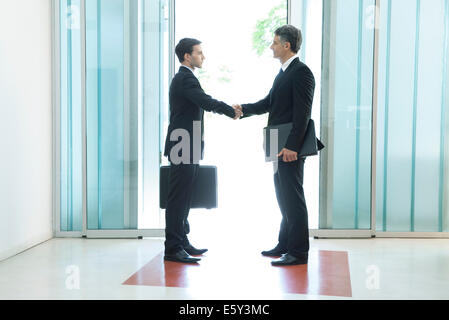 Businessmen shaking hands Stock Photo