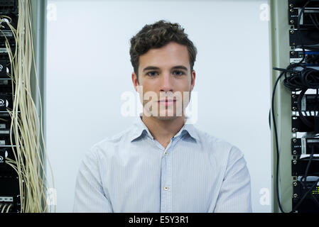 Computer technician, portrait Stock Photo