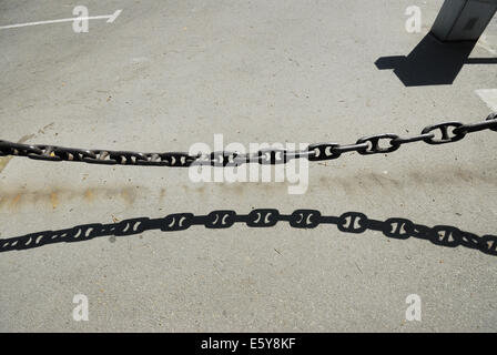 massive iron chain Stock Photo