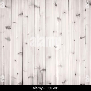 Pale light gray wood background of wooden planks showing woodgrain texture Stock Photo