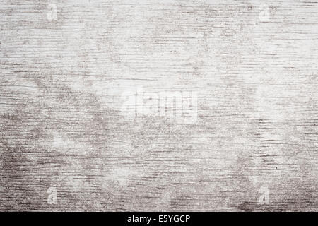 Gray wooden background of weathered distressed rustic wood with faded white paint showing woodgrain texture Stock Photo