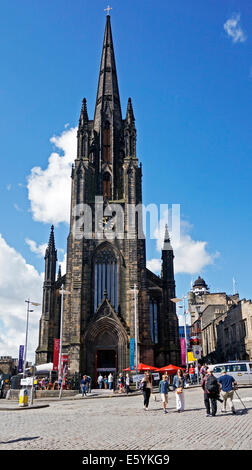 Edinburgh's festival centre The Hub at the top end of The Royal Mile in Edinburgh Scotland Stock Photo