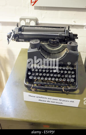 Old-fashioned typewriter Stock Photo