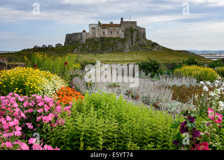 Gertrude Jekyll's garden on Lindisfarne Stock Photo