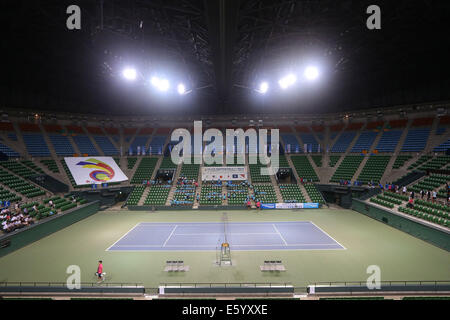 Ariake Coliseum, Tokyo, Japan. 8th Aug, 2014. General view, AUGUST 8, 2014 - Tennis : 2014 All-Japan Inter High School Championships, at Ariake Coliseum, Tokyo, Japan. © Yohei Osada/AFLO SPORT/Alamy Live News Stock Photo