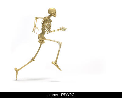 Skeleton is running Stock Photo - Alamy