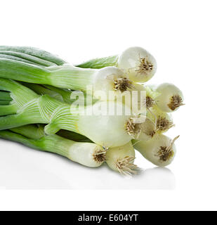 green onion isolated on white background Stock Photo