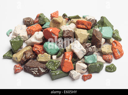 Novelty chocolate rocks. Stock Photo