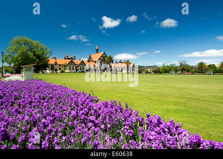 Government Gardens and Museum, Rotorua, New Zealand Stock Photo