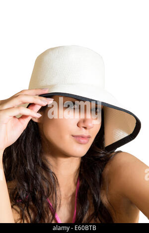 Young woman posing in the studio Stock Photo