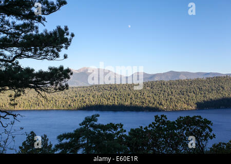 Mount Tallac trailhead overlooking lake Tahoe, California, USA Stock Photo