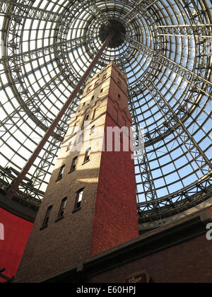 Lead Shot Tower at Melbourne Central Shopping Centre Stock Photo