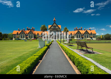 Government Gardens and Museum, Rotorua, New Zealand Stock Photo