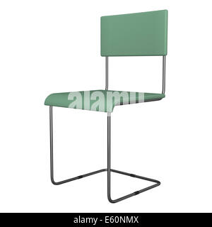 3D digital render of a school chair isolated on white background Stock Photo