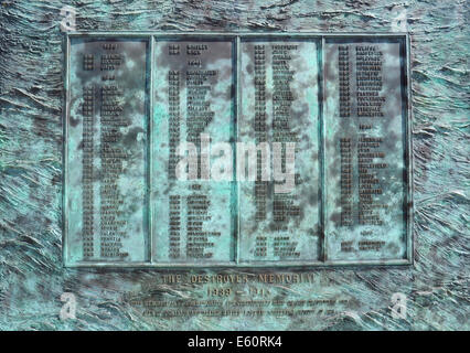 The Destoyer Memorial 1939 - 1945. Chatham Historic Dockyard, Kent, England, UK Stock Photo