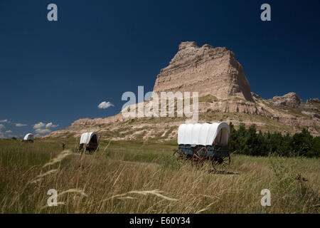 Scottsbluff, Nebraska - Scotts Bluff National Monument. Stock Photo