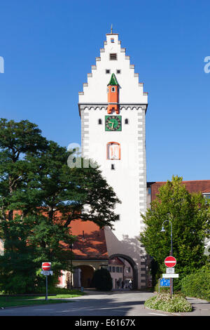 Wurzacher Tor gate, Bad Waldsee, Upper Swabia, Baden-Württemberg, Germany Stock Photo