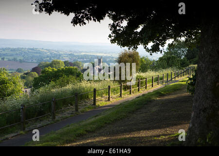 UK England, Dorset, Shaftesbury, St James’ Church from Park Walk Stock Photo