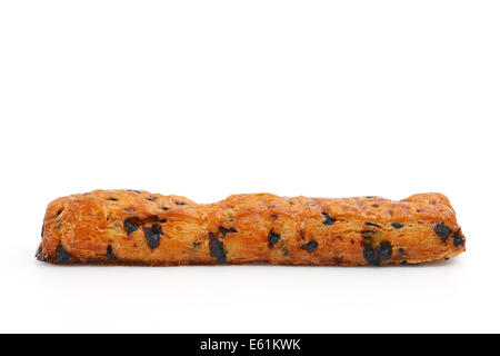 Puff pastry with chocolate chip Stock Photo