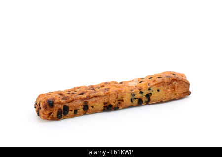 Puff pastry with chocolate chip Stock Photo