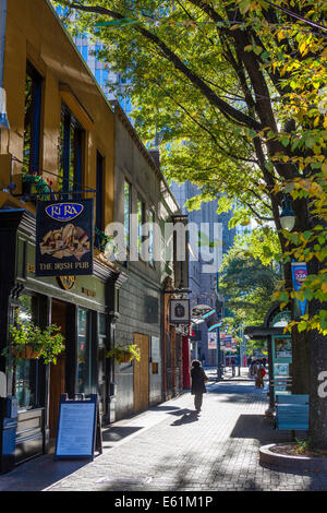 North Tryon Street in uptown Charlotte, North Carolina, USA Stock Photo