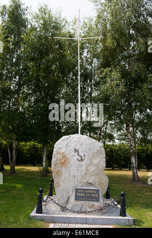 Maritime Monument in the Le Jardin des Personnalités Honfleur, Normandy France Europe Stock Photo