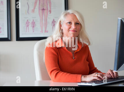 Portrait of doctor in medical office Stock Photo