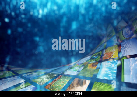Collage of images background Stock Photo