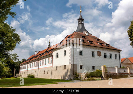 Dobrichovice renaissance castle near Prague, Czech Republic Stock Photo